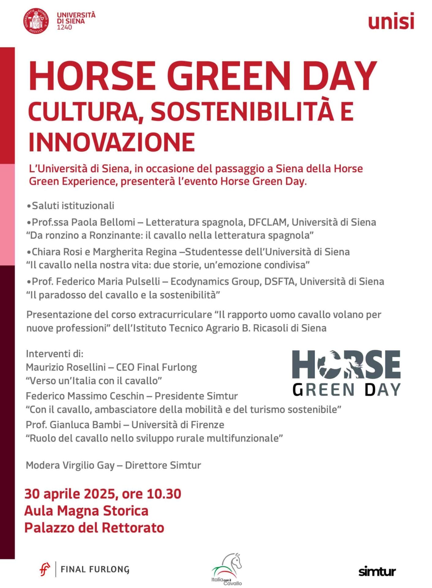 horse green day a siena